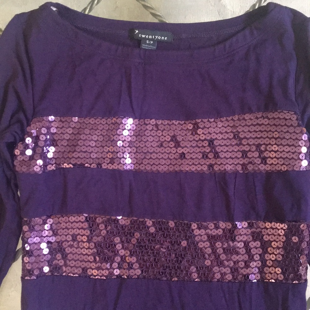 Forever 21 tunic sequin top